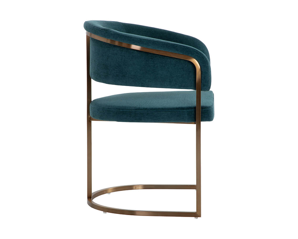 SUNPAN Marris Dining Armchair - Gold - Danny Teal 109049