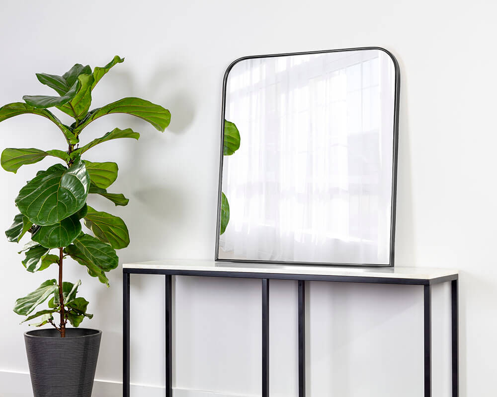SUNPAN Calabasas Wall Mirror - Black 109070