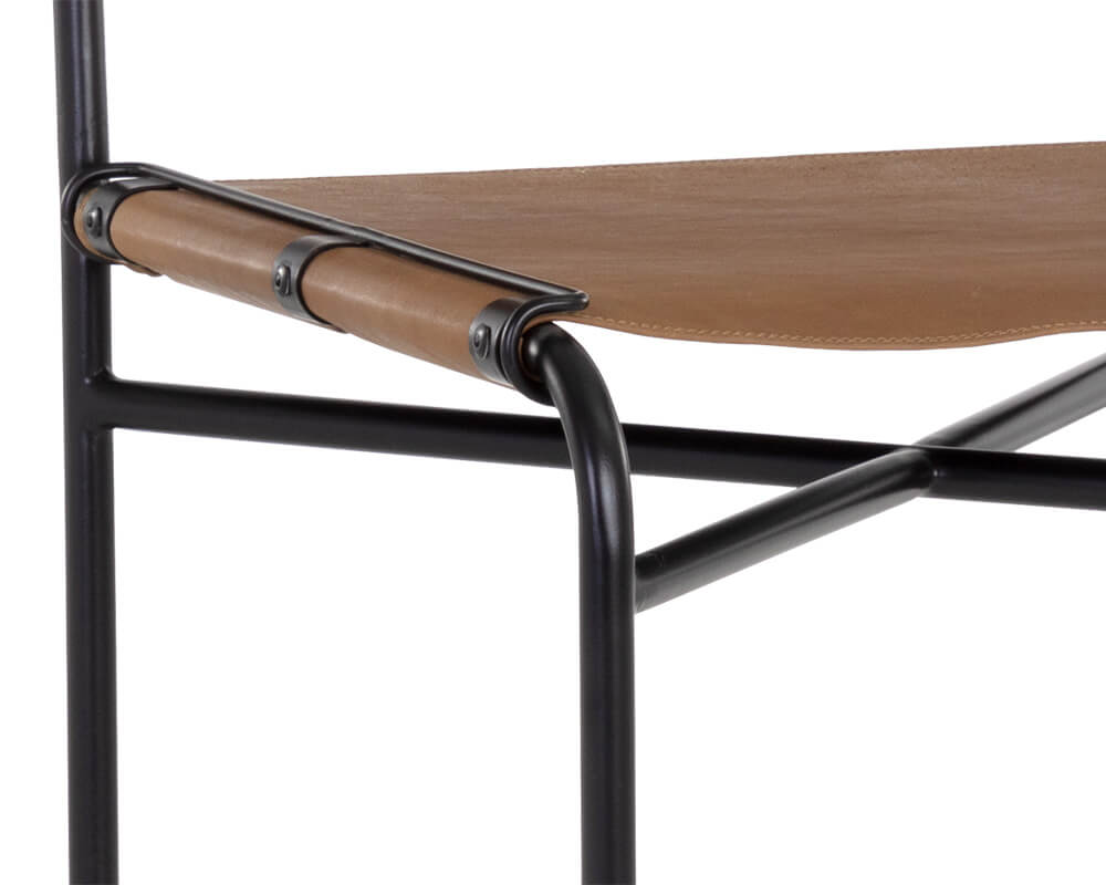 SUNPAN Corrigan Counter Stool - Cognac Leather 109088
