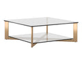 SUNPAN Xavier Coffee Table - Square Antique Brass 109187