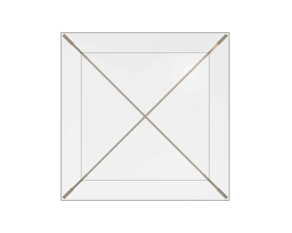 SUNPAN Xavier Coffee Table - Square Antique Brass 109187