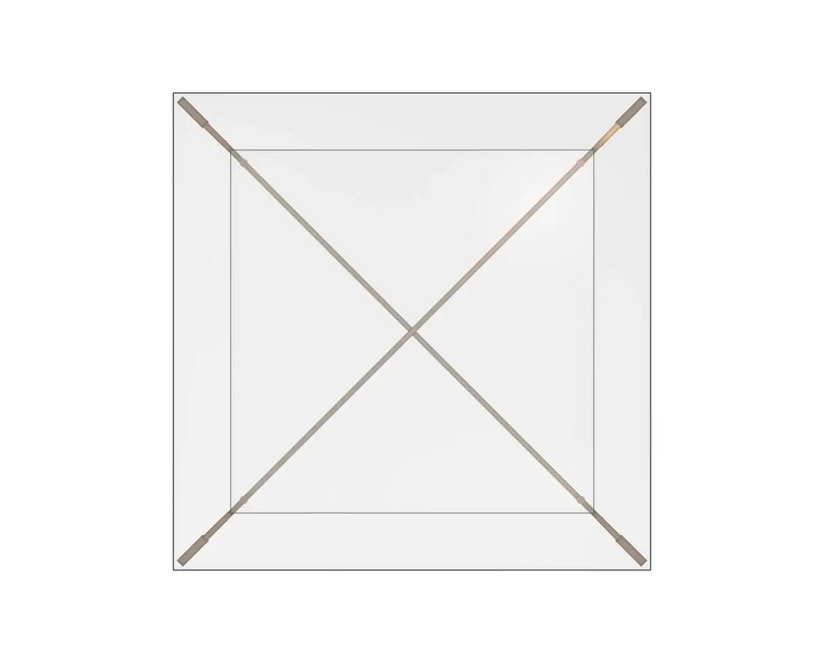 SUNPAN Xavier Coffee Table - Square Antique Brass 109187