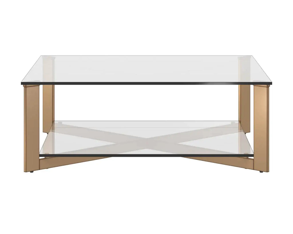 SUNPAN Xavier Coffee Table - Square Antique Brass 109187