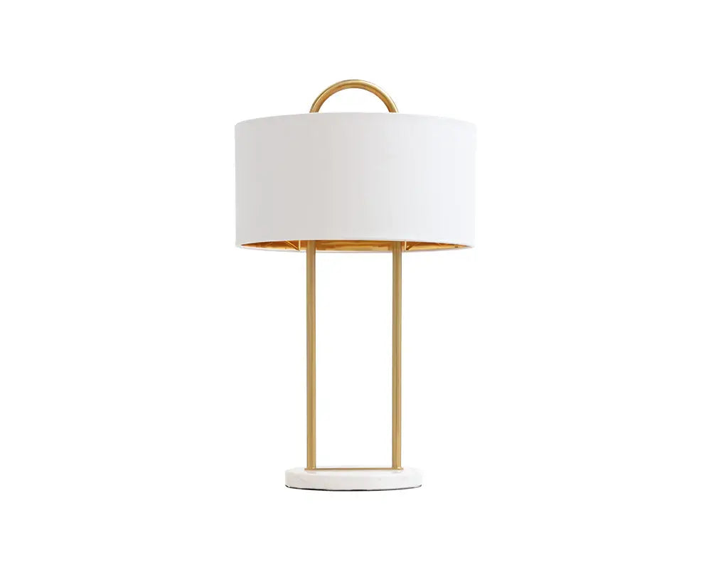 Sunpan Kezna Table Lamp White 109264