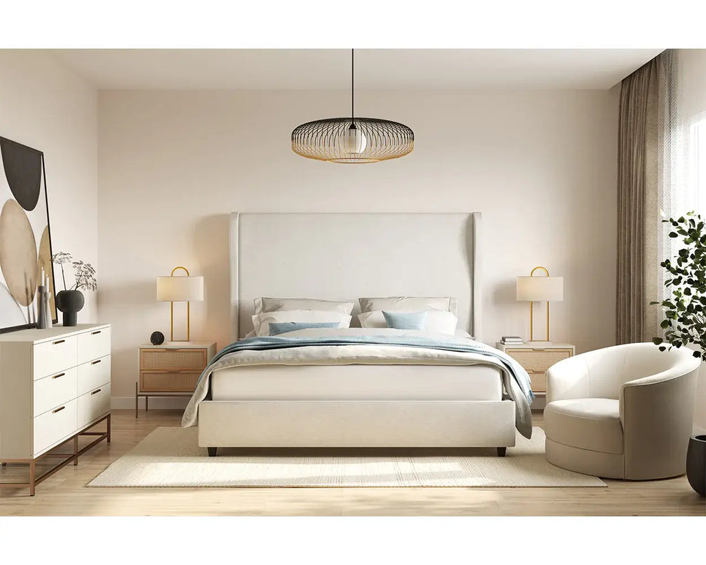 Sunpan Kezna Table Lamp White 109264