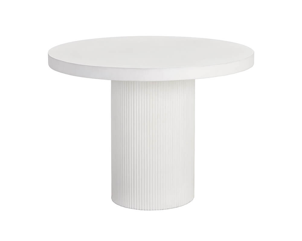 SUNPAN Nicolette Dining Table - White - 40" 109289