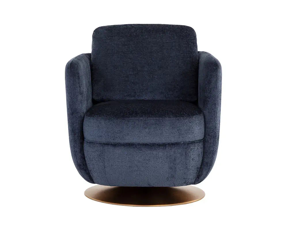 SUNPAN GILLEY SWIVEL LOUNGE CHAIR - BERGEN NAVY 109310