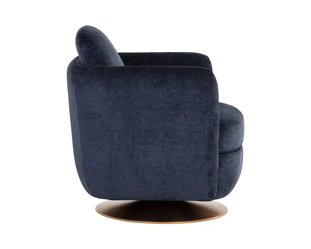 SUNPAN GILLEY SWIVEL LOUNGE CHAIR - BERGEN NAVY 109310