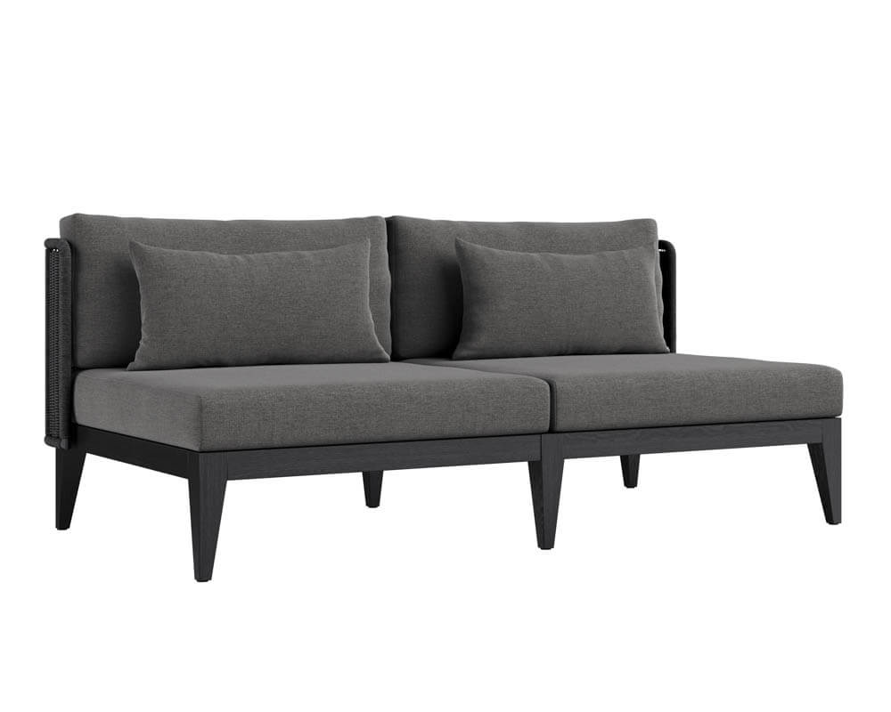 SUNPAN Ibiza 2 Seater Sofa Charcoal - Gracebay Grey 109440