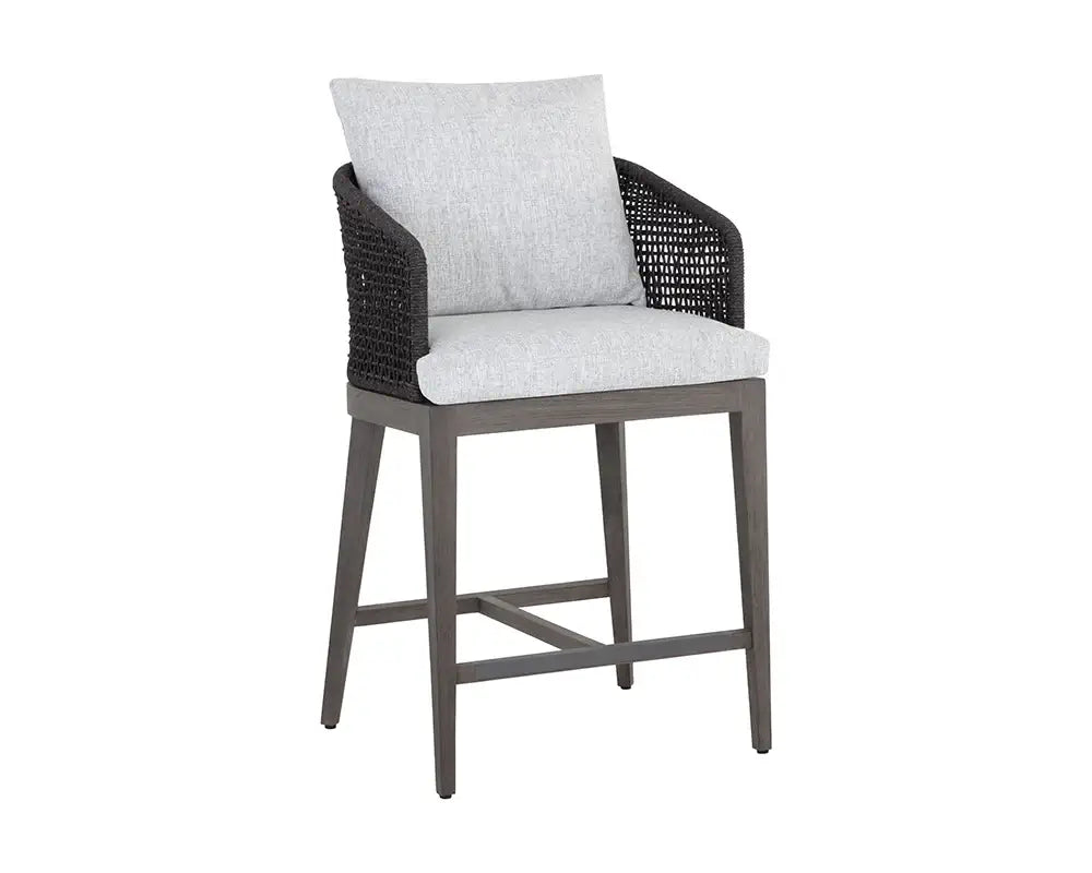 SUNPAN CAPRI COUNTER STOOL - SMOKE GREY - COPACABANA MARBLE  109527