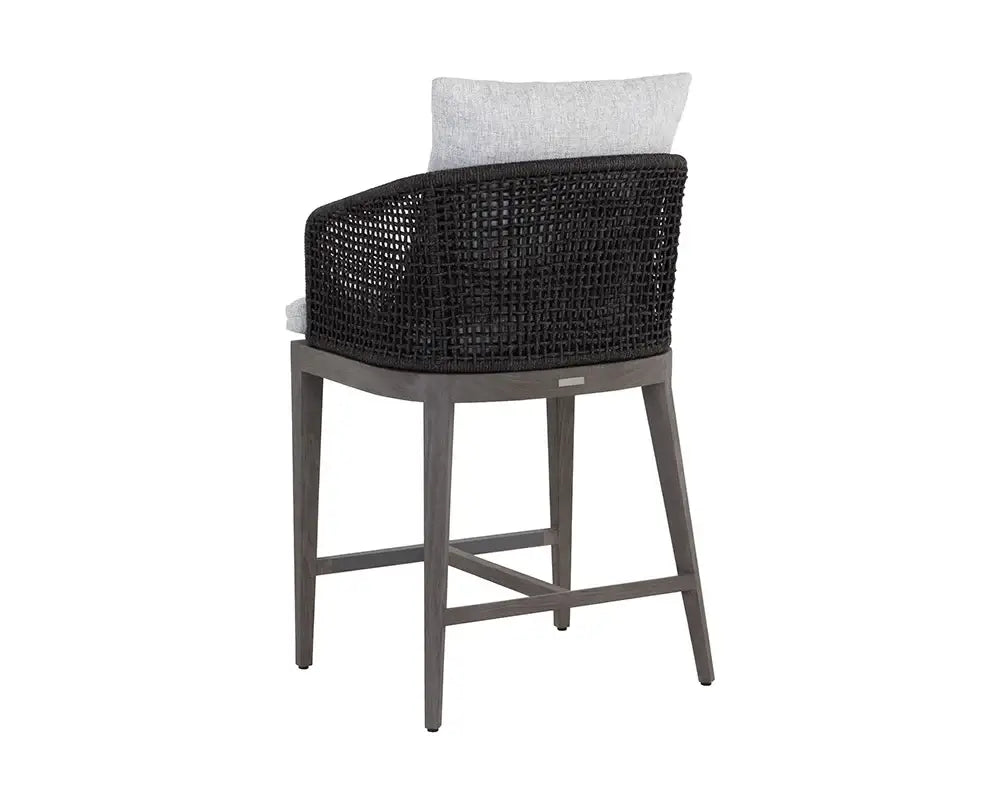 SUNPAN CAPRI COUNTER STOOL - SMOKE GREY - COPACABANA MARBLE  109527