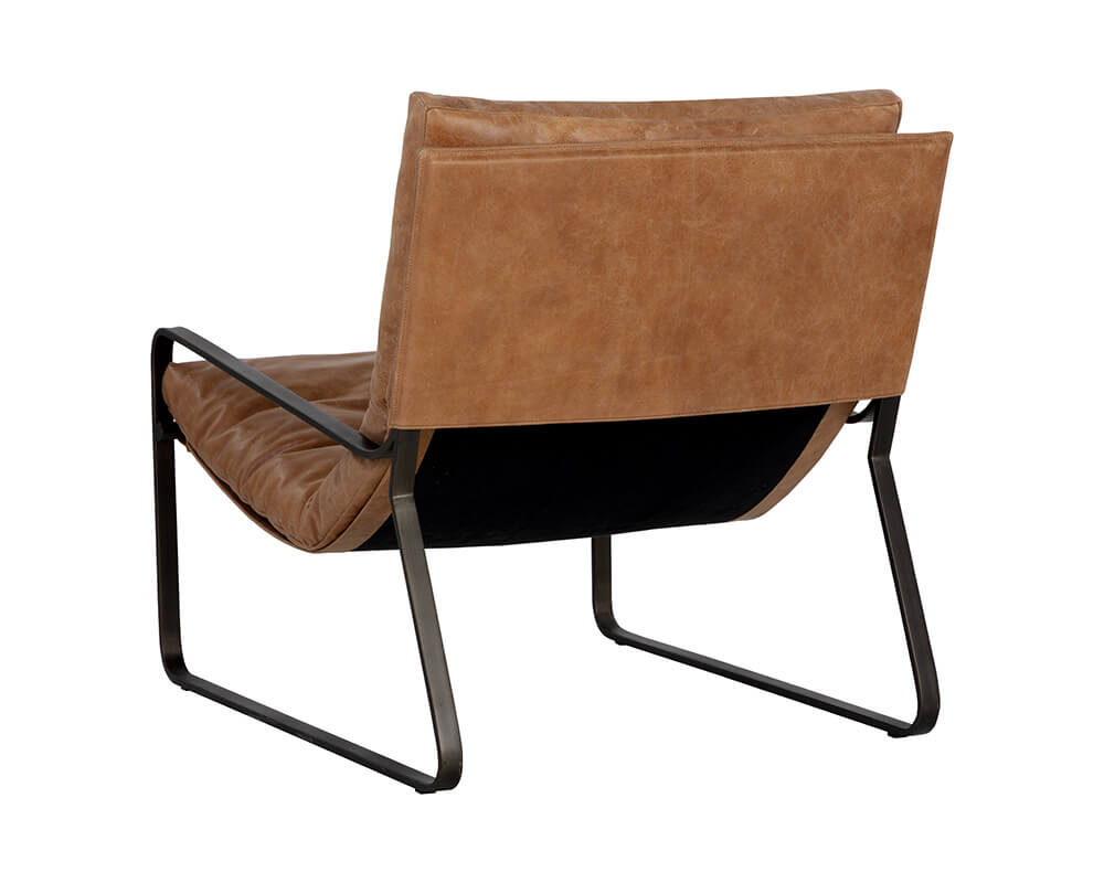 SUNPAN Zancor Lounge Chair - Tan Leather 109559