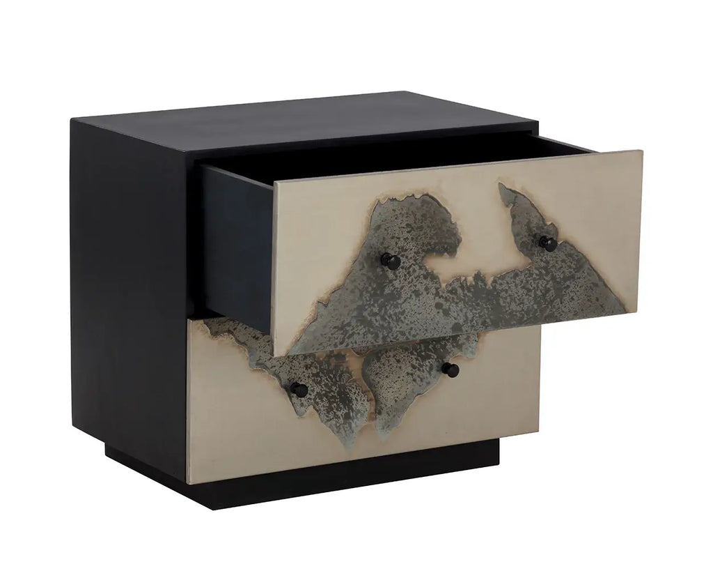 SUNPAN Arlington Nightstand Black 109633