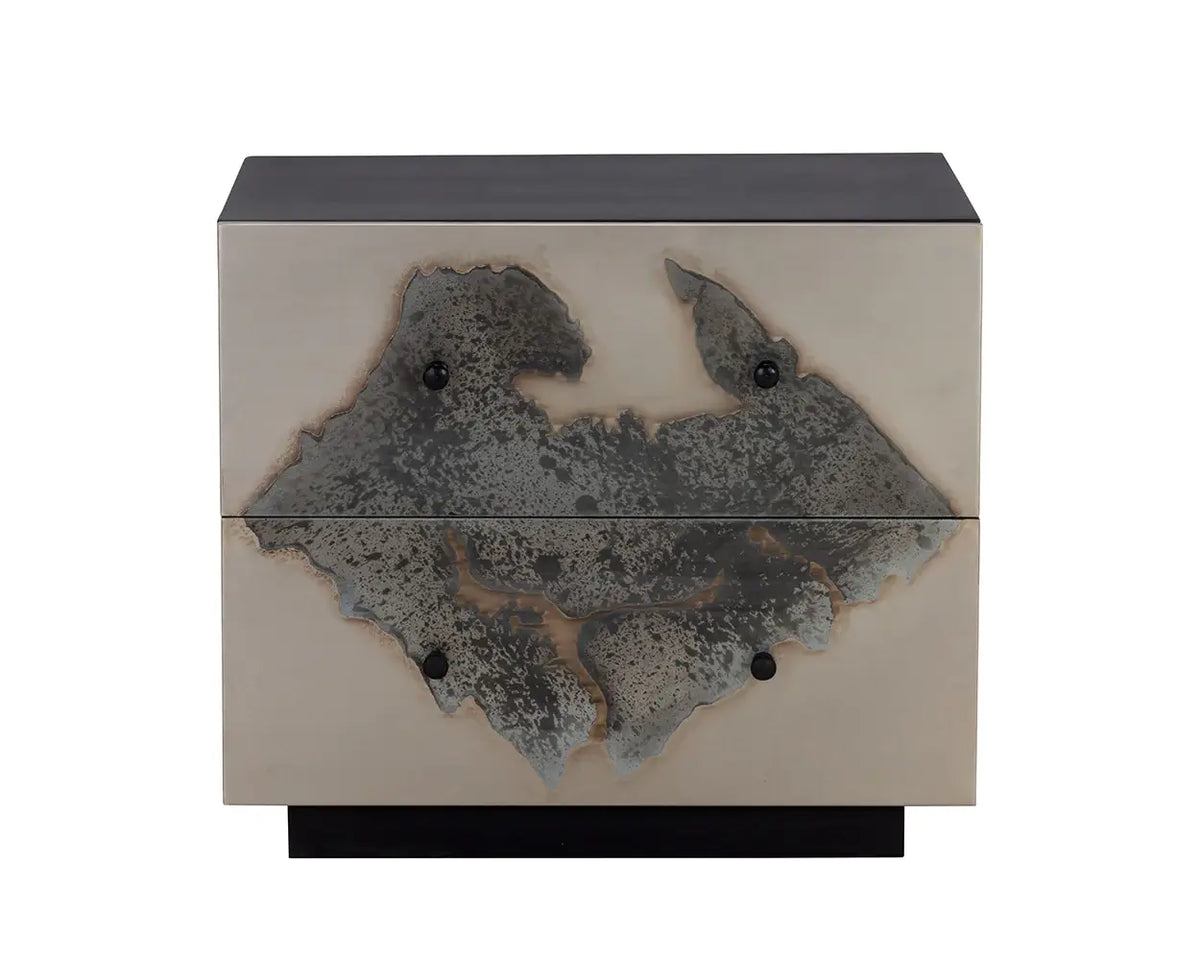 SUNPAN Arlington Nightstand Black 109633