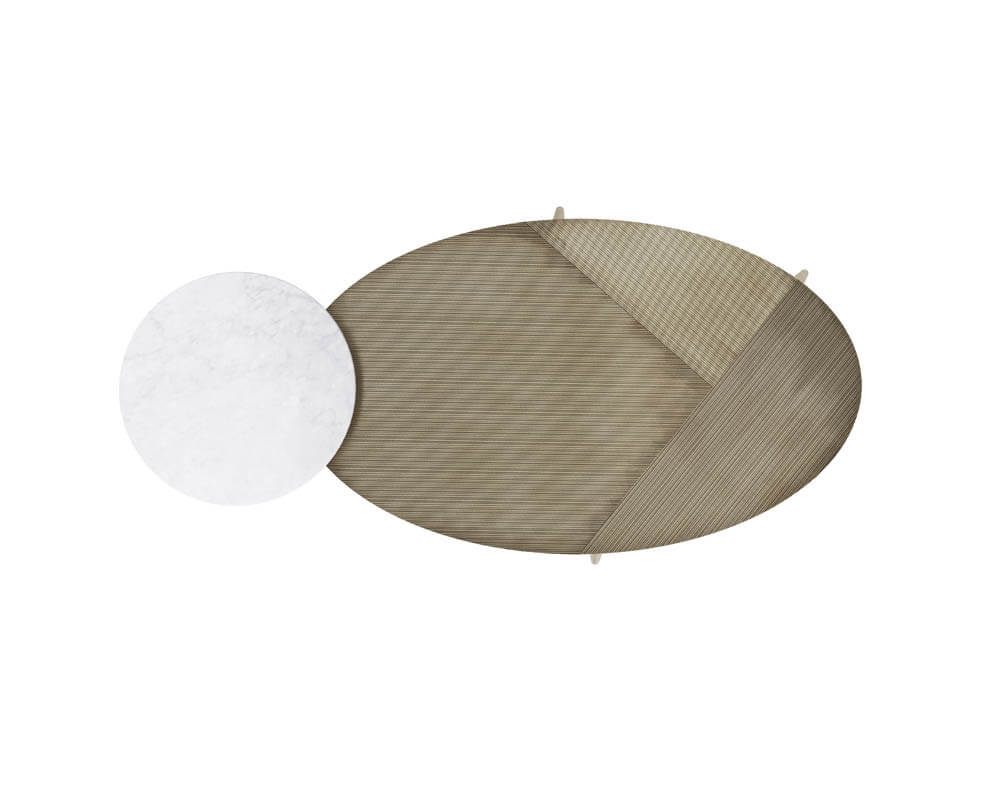 SUNPAN Tuner Coffee Table - Oval 109634