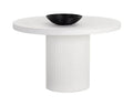 SUNPAN Nicolette Dining Table - White - 55" 109643