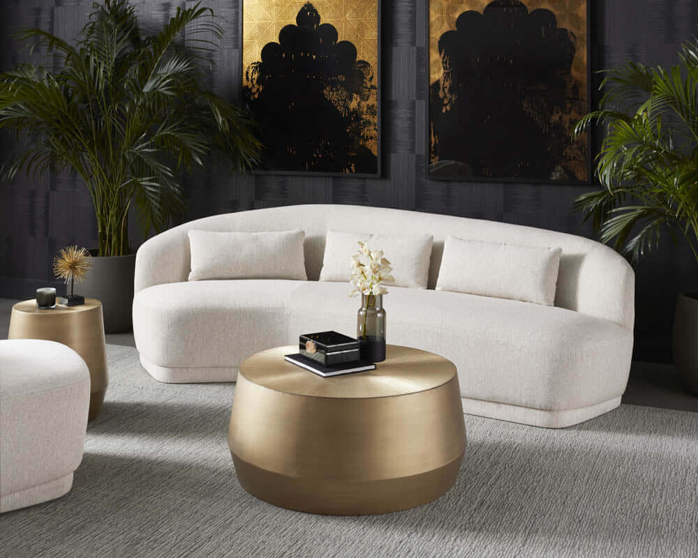 SUNPAN Creed Side Table Antique Gold 109689