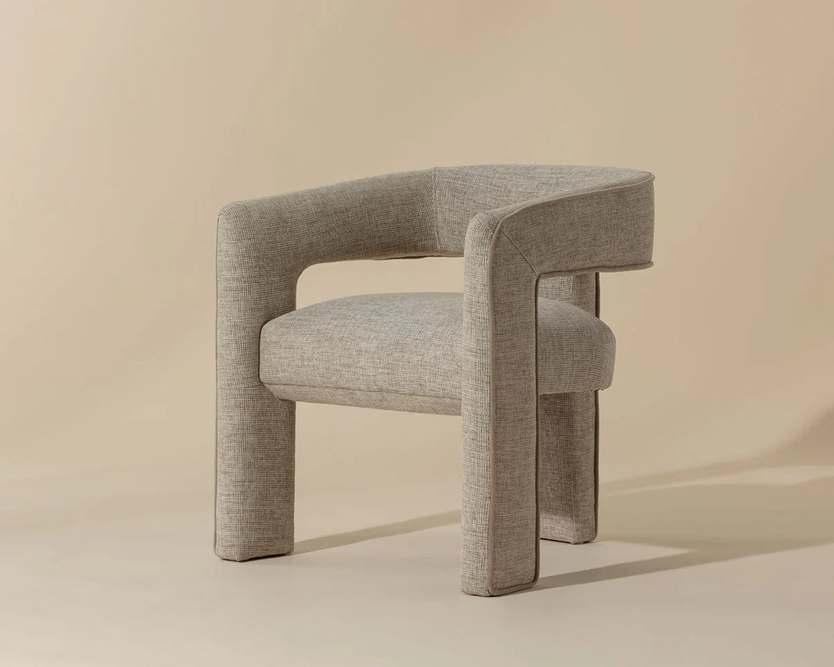 SUNPAN KRASNER DINING ARMCHAIR - RHAPSODY SAND 109718