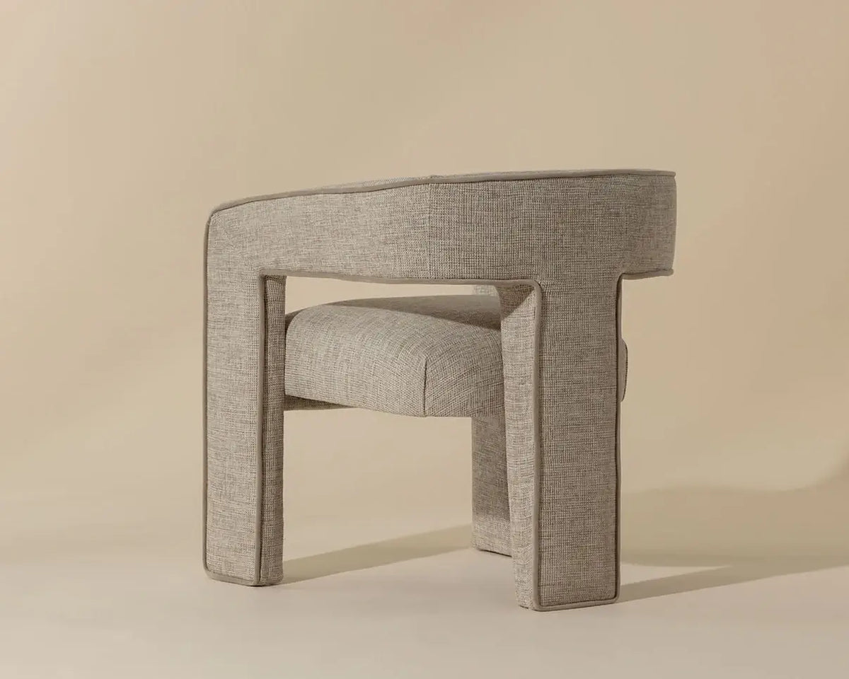 SUNPAN KRASNER DINING ARMCHAIR - RHAPSODY SAND 109718