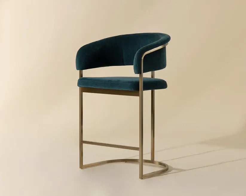 SUNPAN MARRIS COUNTER STOOL DANNY TEAL GOLD 109748