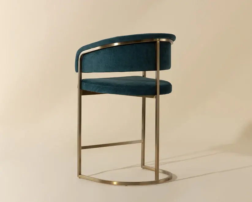 SUNPAN MARRIS COUNTER STOOL DANNY TEAL GOLD 109748