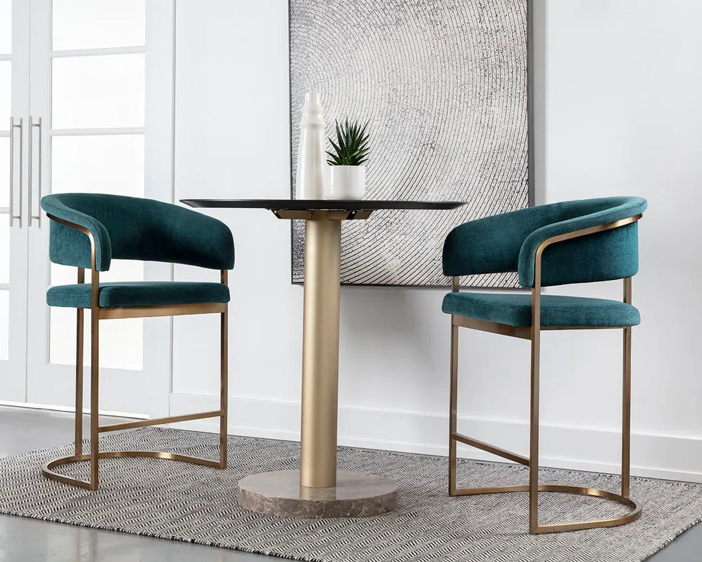 SUNPAN MARRIS COUNTER STOOL DANNY TEAL GOLD 109748