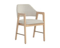 SUNPAN Milton Dining Armchair - Light Wash - Mina Ivory 109808