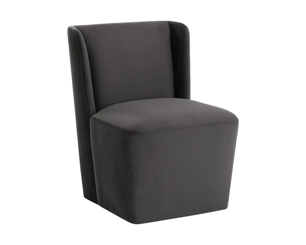 SUNPAN Amita Wheeled Dining Chair Piccolo Pebble 109899