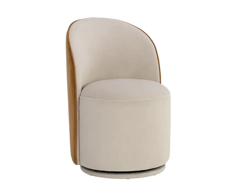 SUNPAN Cavoli Swivel Dining Chair Taupe 109915