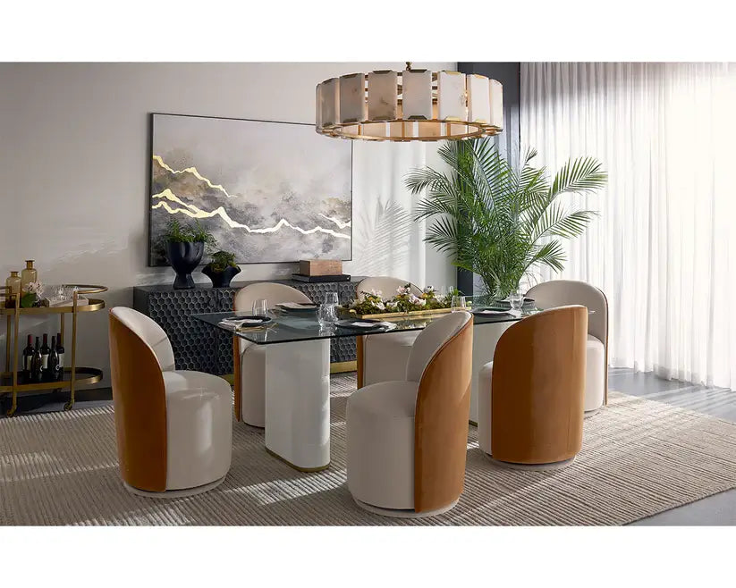 SUNPAN AEMOND DINING TABLE-86.5 110232