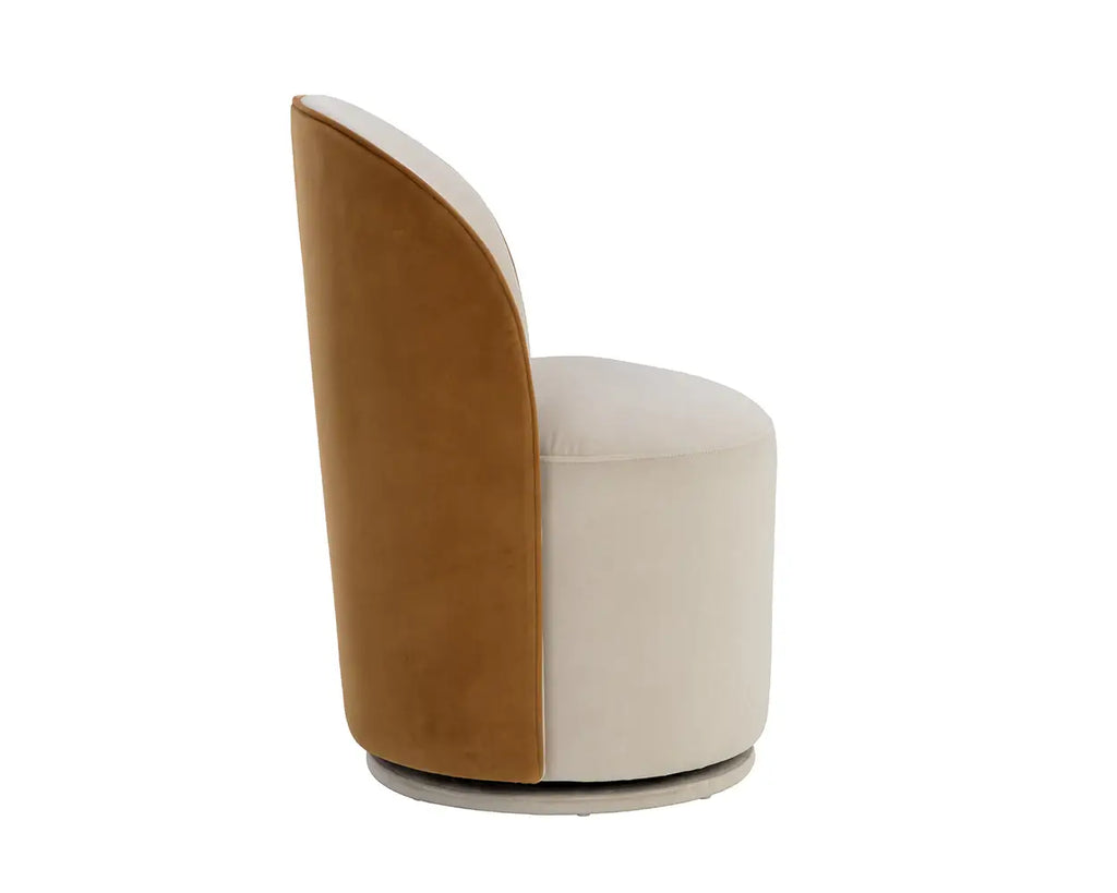 SUNPAN Cavoli Swivel Dining Chair Taupe 109915