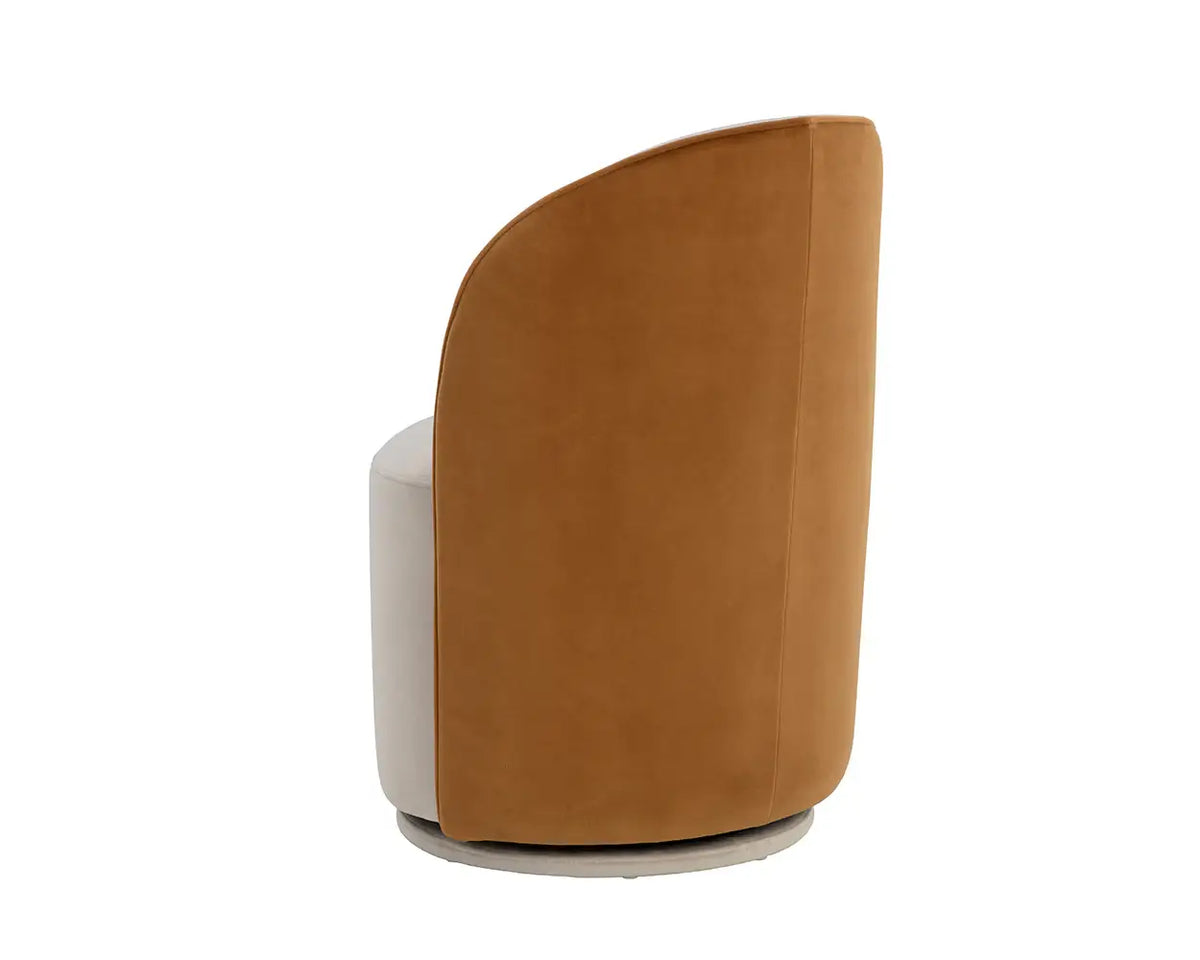 SUNPAN Cavoli Swivel Dining Chair Taupe 109915