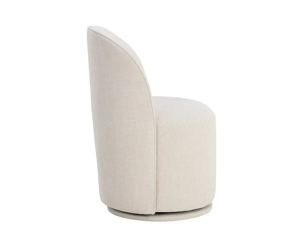 SUNPAN Cavoli Swivel Dining Chair Linen 109916