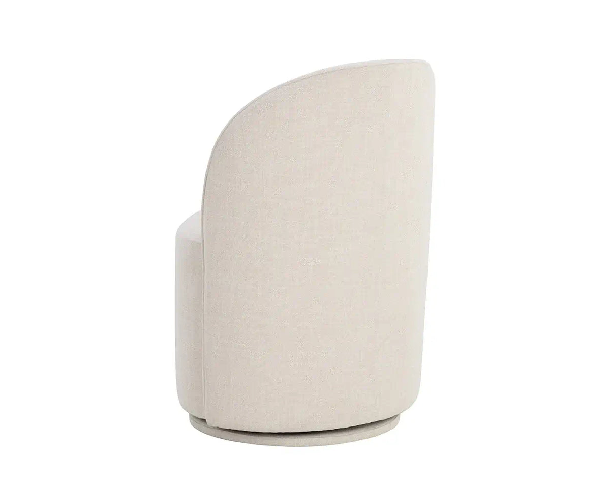 SUNPAN Cavoli Swivel Dining Chair Linen 109916