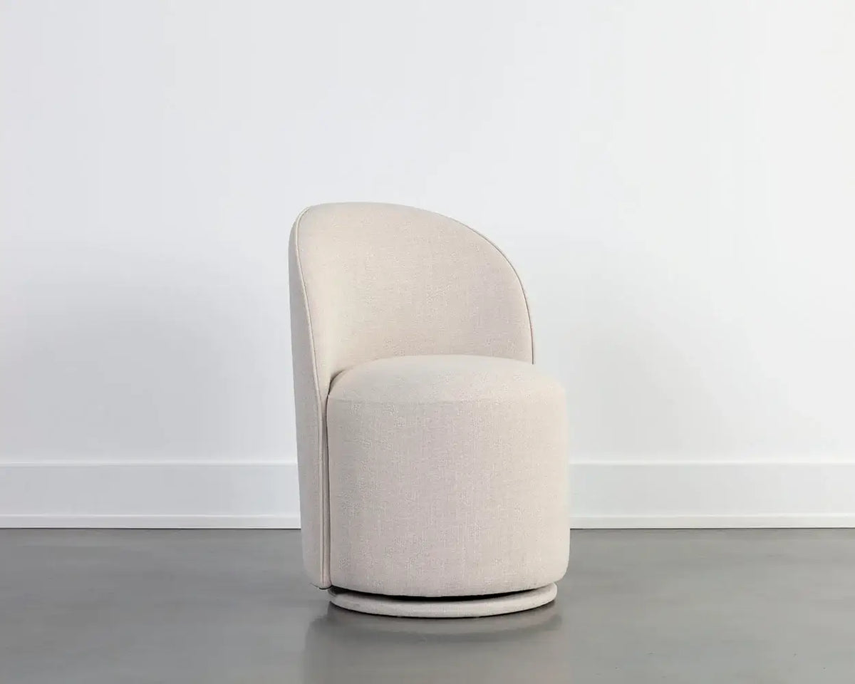 SUNPAN Cavoli Swivel Dining Chair Linen 109916