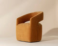 SUNPAN LLORET WHEELED DINING CHAIR AMBER 109917