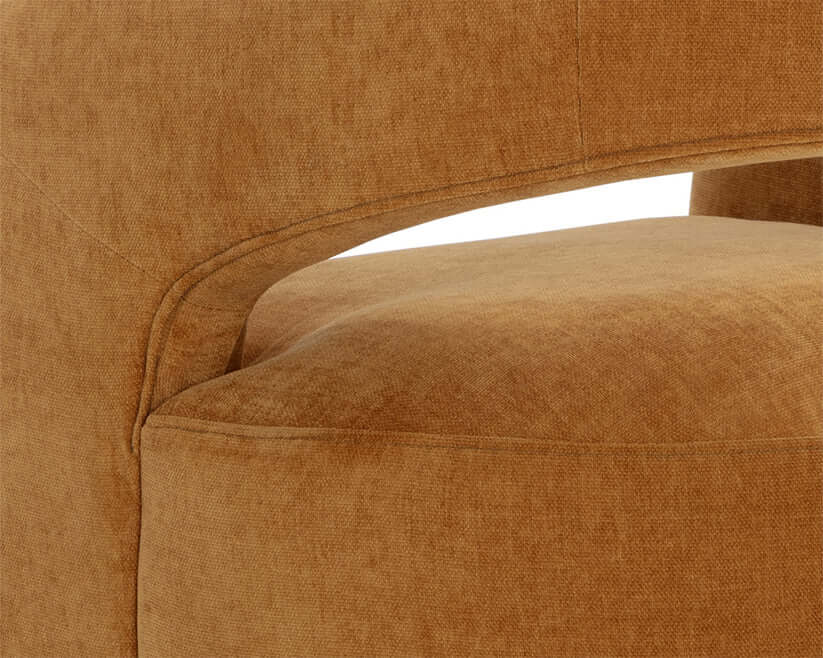SUNPAN LLORET WHEELED DINING CHAIR AMBER 109917