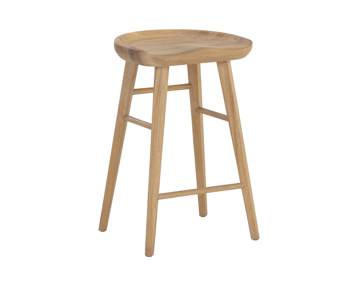 SUNPAN DOMINIC COUNTER STOOL - LIGHT OAK 110044