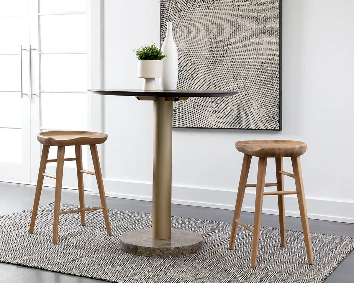 SUNPAN DOMINIC COUNTER STOOL - LIGHT OAK 110044