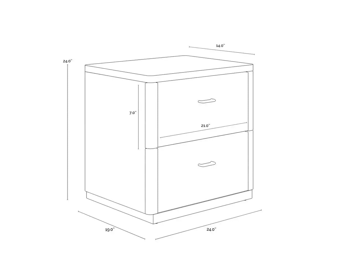 SUNPAN Etienne Nightstand Natural 110133