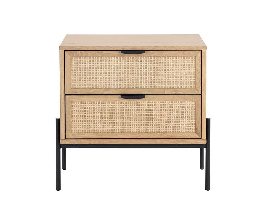 SUNPAN Avida Nightstand Rustic Oak 110134