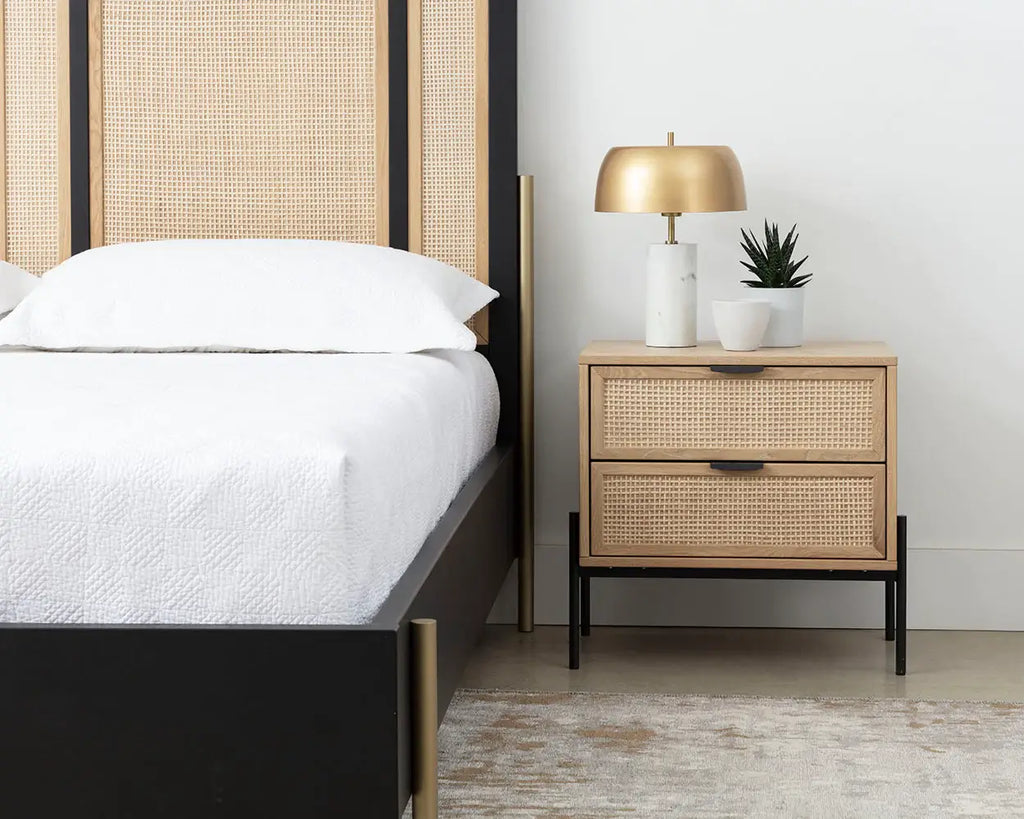 SUNPAN Avida Nightstand Rustic Oak 110134