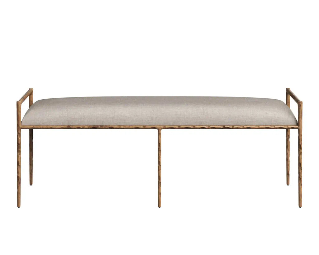 Sunpan Esai Bench  Zenith Taupe Grey 110136