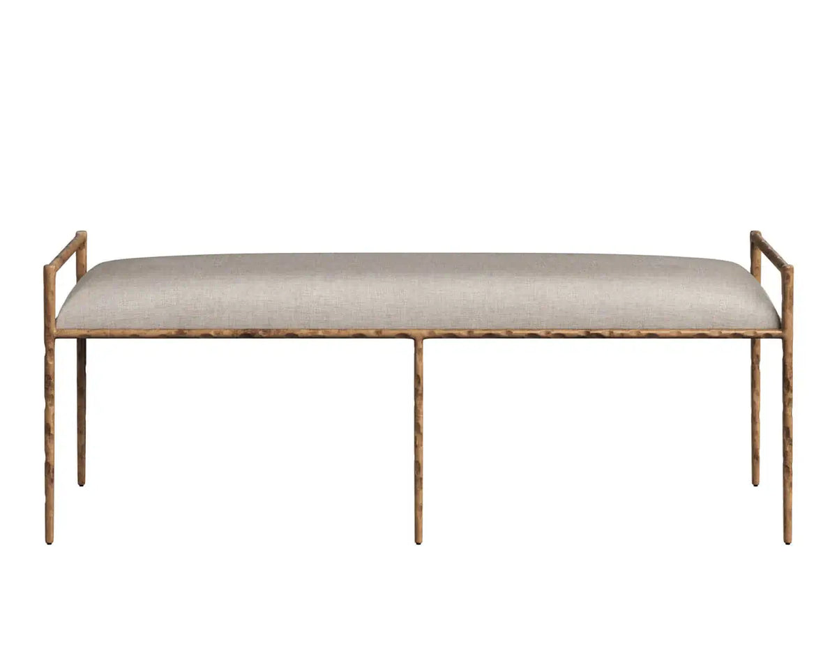 Sunpan Esai Bench  Zenith Taupe Grey 110136