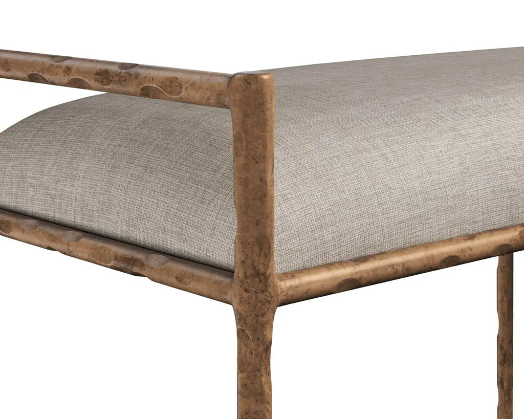 Sunpan Esai Bench  Zenith Taupe Grey 110136