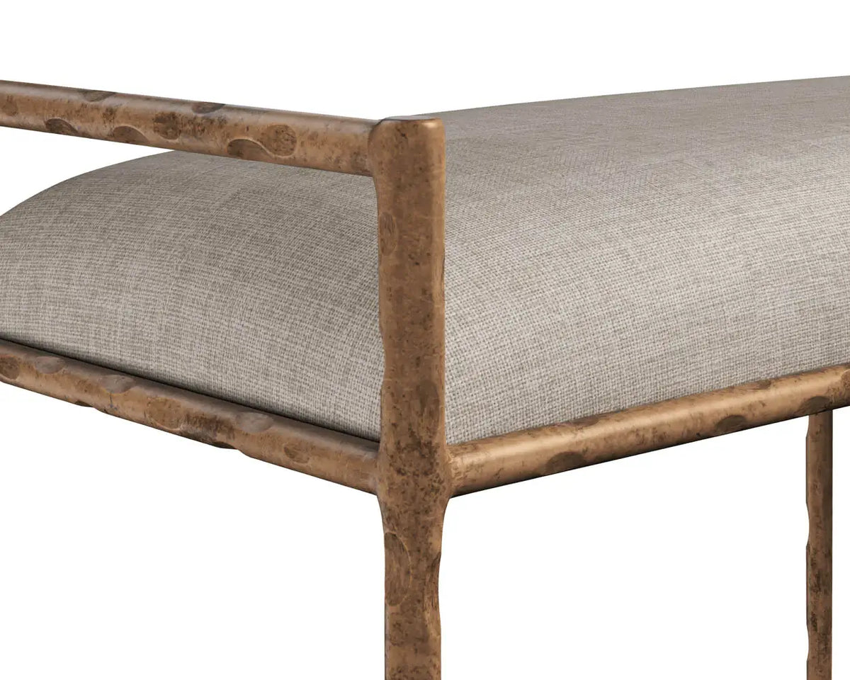 Sunpan Esai Bench  Zenith Taupe Grey 110136