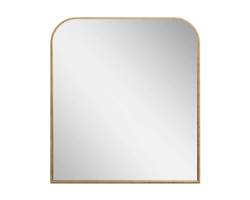 SUNPAN Calabasas Wall Mirror Rustic Oak 110175