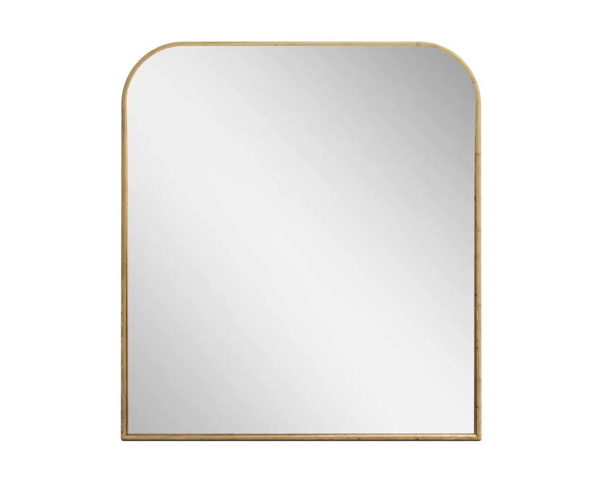 SUNPAN Calabasas Wall Mirror Rustic Oak 110175