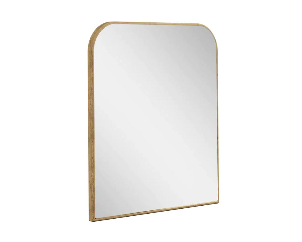 SUNPAN Calabasas Wall Mirror Rustic Oak 110175