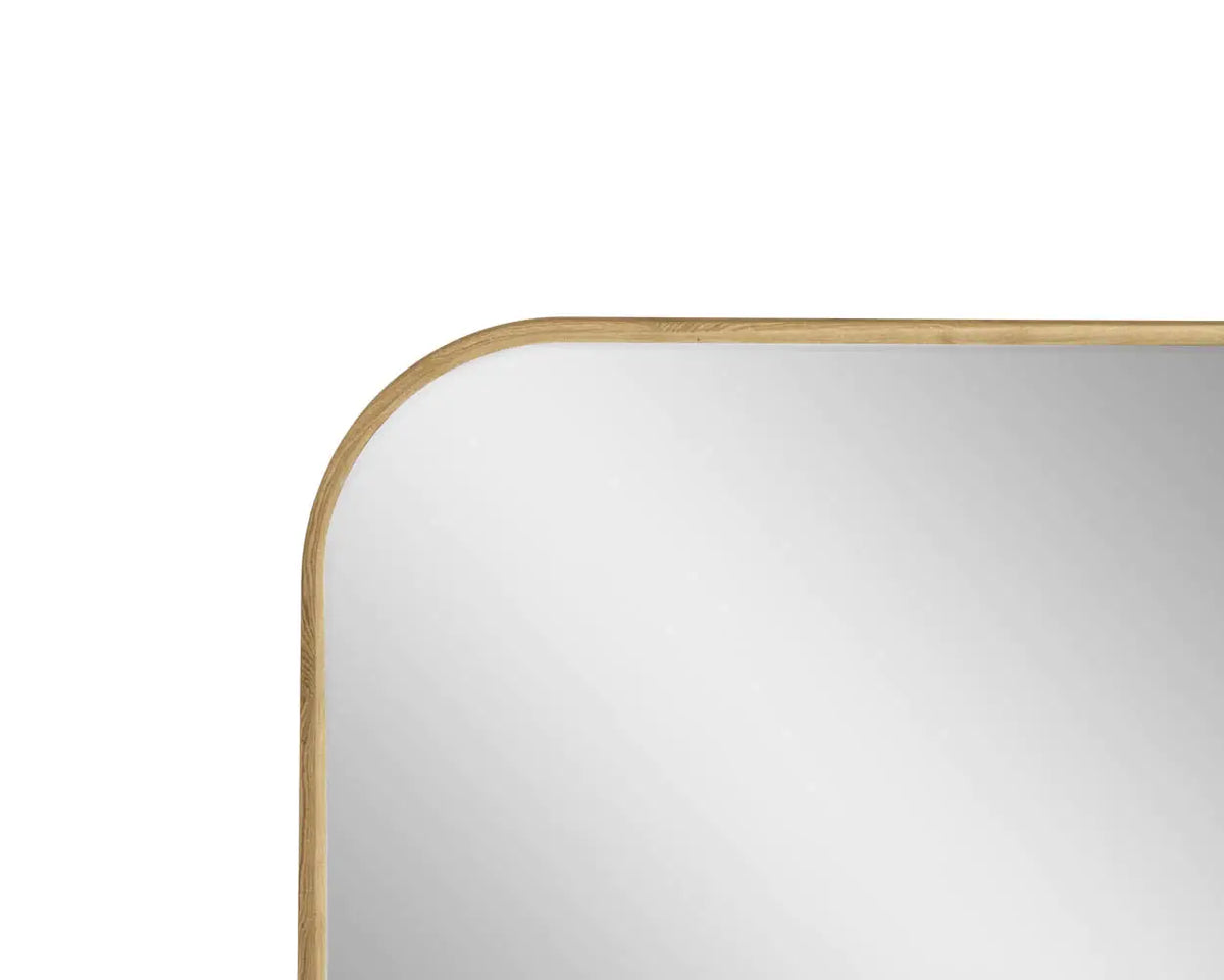 SUNPAN Calabasas Wall Mirror Rustic Oak 110175